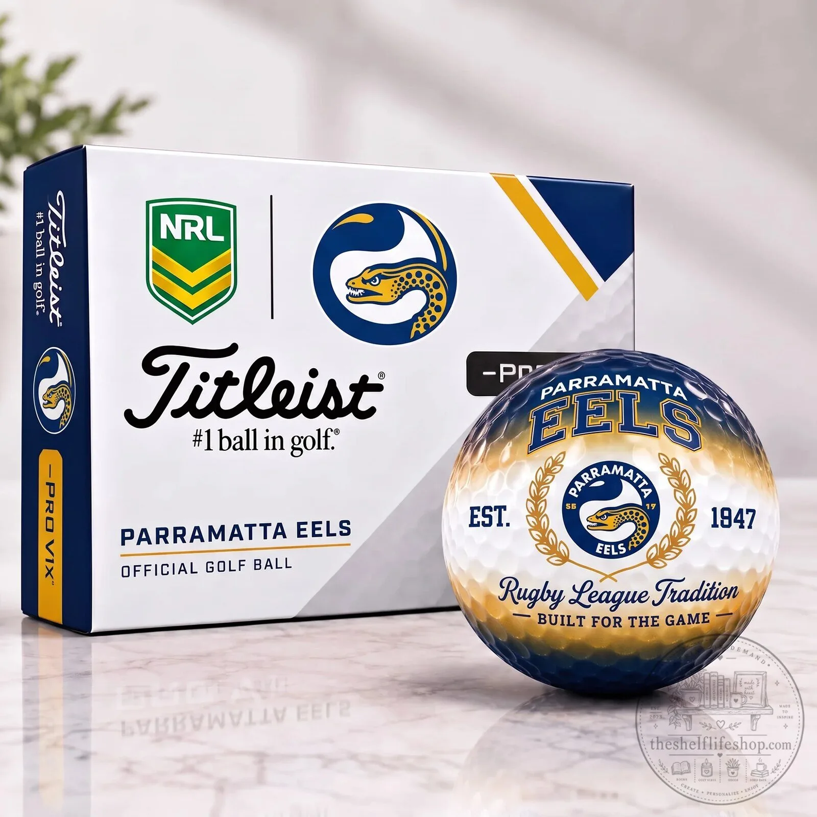 Parramatta Eels NRL Rugby League Tradition Golf Ball Set