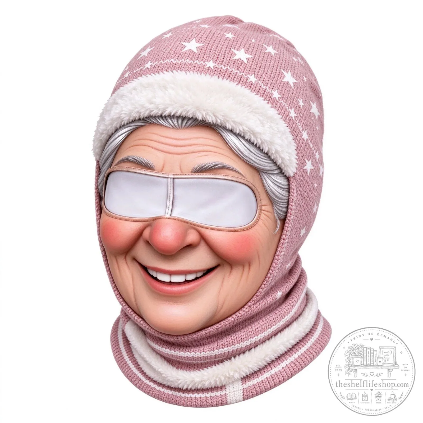Festive Santa Claus Face Ski Mask Balaclava for Christmas Winter Sports 119 Festive Santa Claus Face Ski Mask Balaclava for Christmas Winter Sports