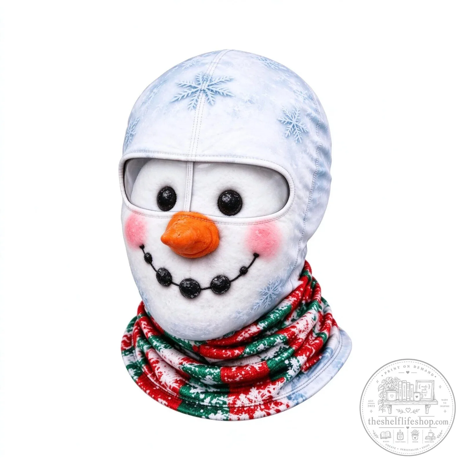Festive Santa Claus Face Ski Mask Balaclava for Christmas Winter Sports 135 Festive Santa Claus Face Ski Mask Balaclava for Christmas Winter Sports