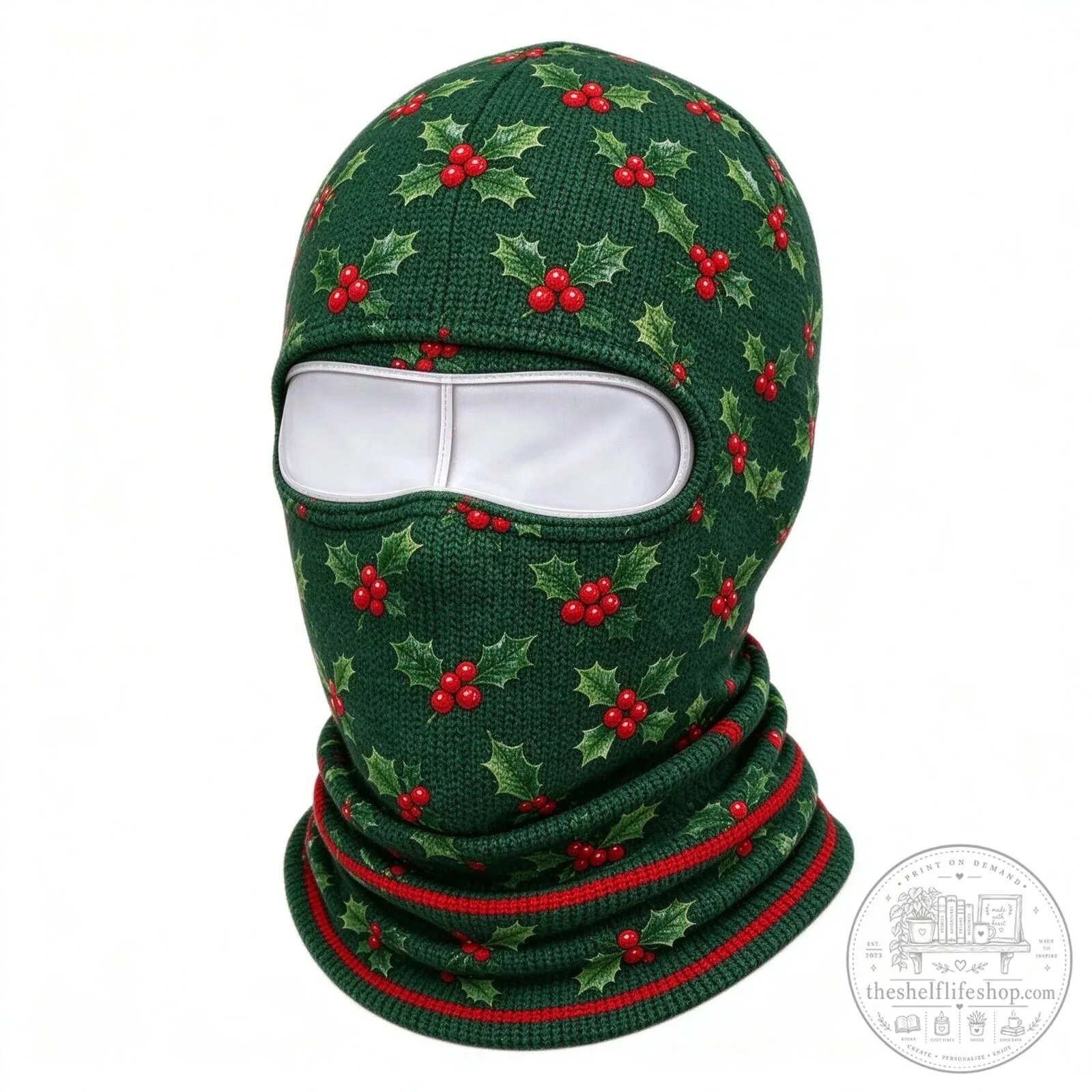 Festive Santa Claus Face Ski Mask Balaclava for Christmas Winter Sports 146 Festive Santa Claus Face Ski Mask Balaclava for Christmas Winter Sports
