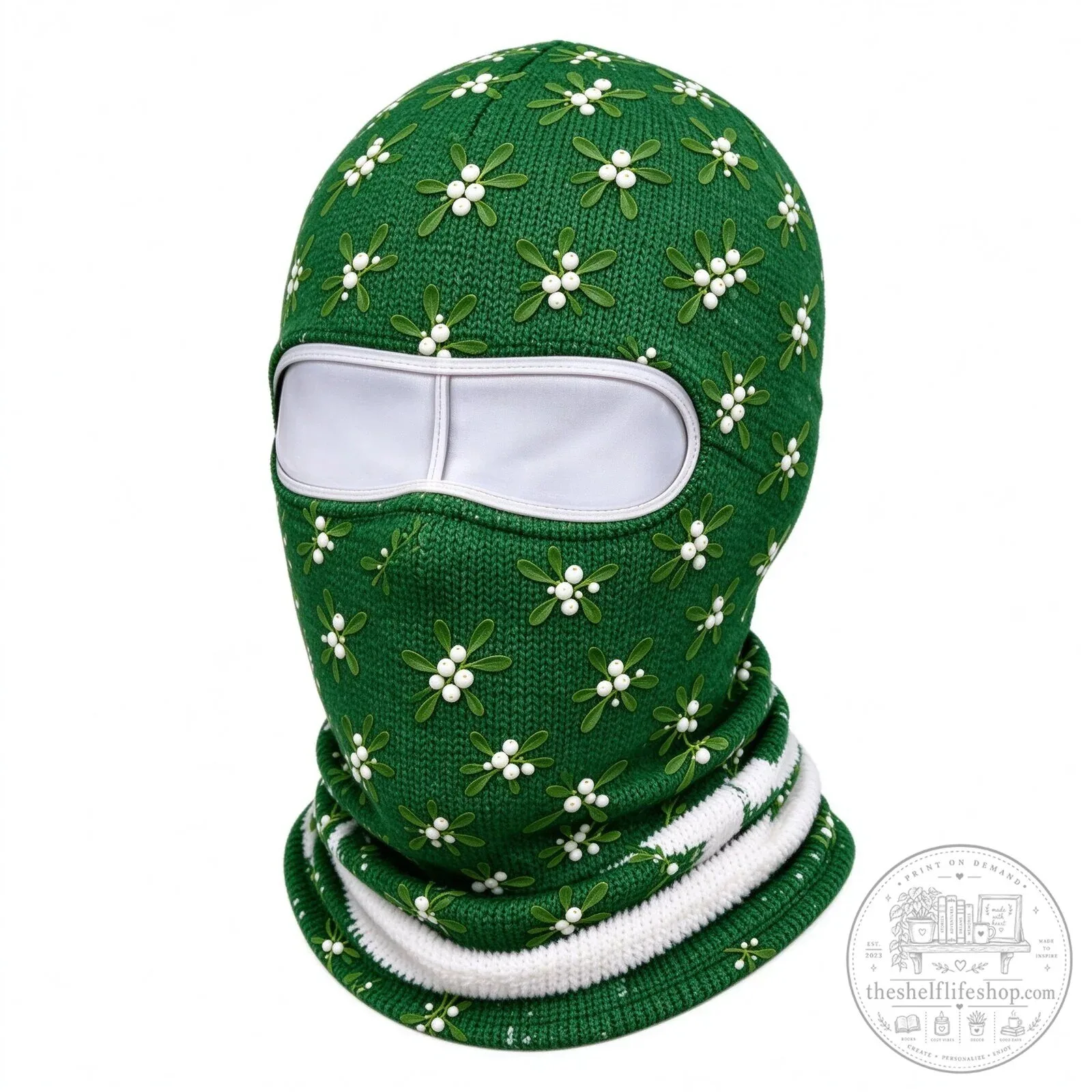 Festive Santa Claus Face Ski Mask Balaclava for Christmas Winter Sports 149 Festive Santa Claus Face Ski Mask Balaclava for Christmas Winter Sports