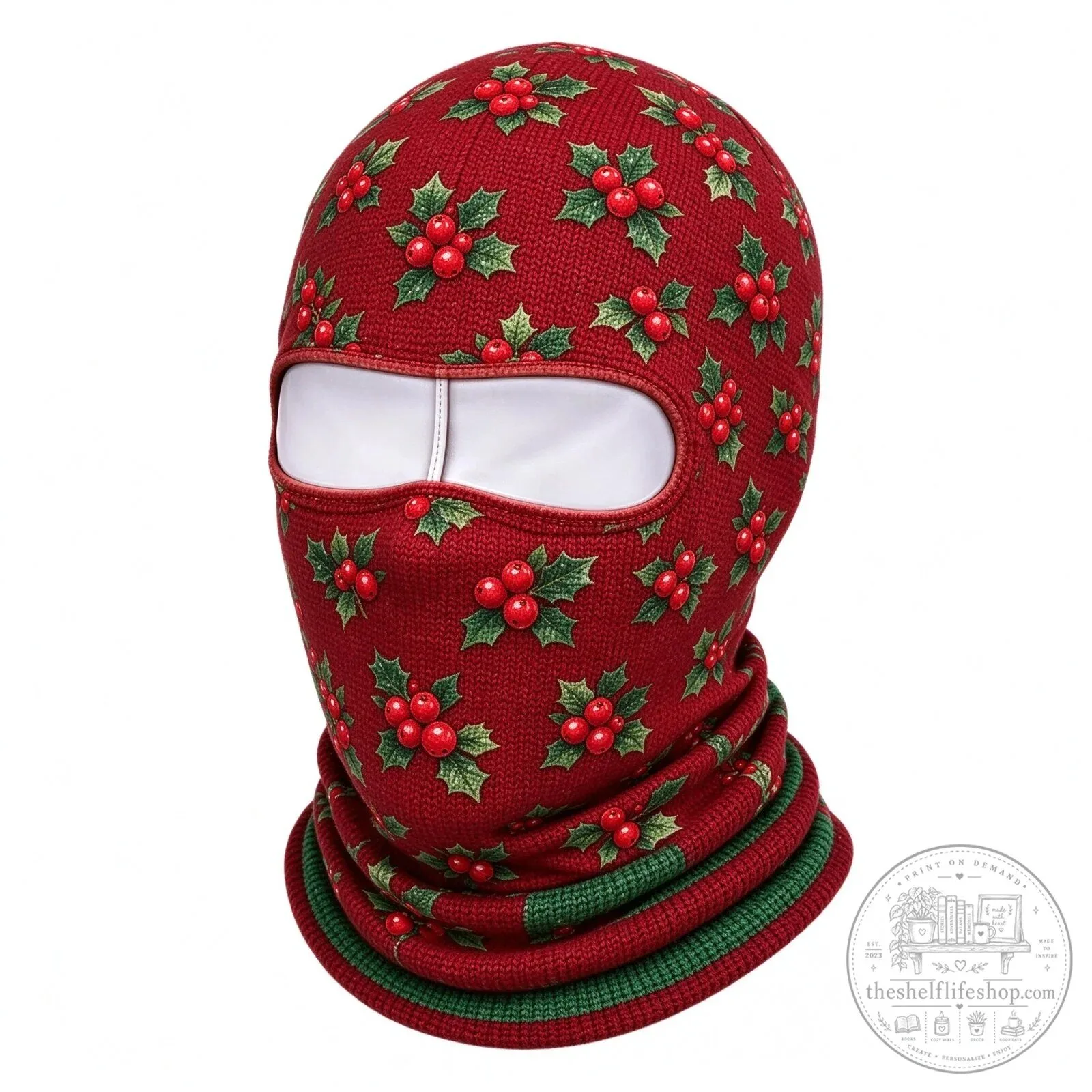 Festive Santa Claus Face Ski Mask Balaclava for Christmas Winter Sports 159 Festive Santa Claus Face Ski Mask Balaclava for Christmas Winter Sports