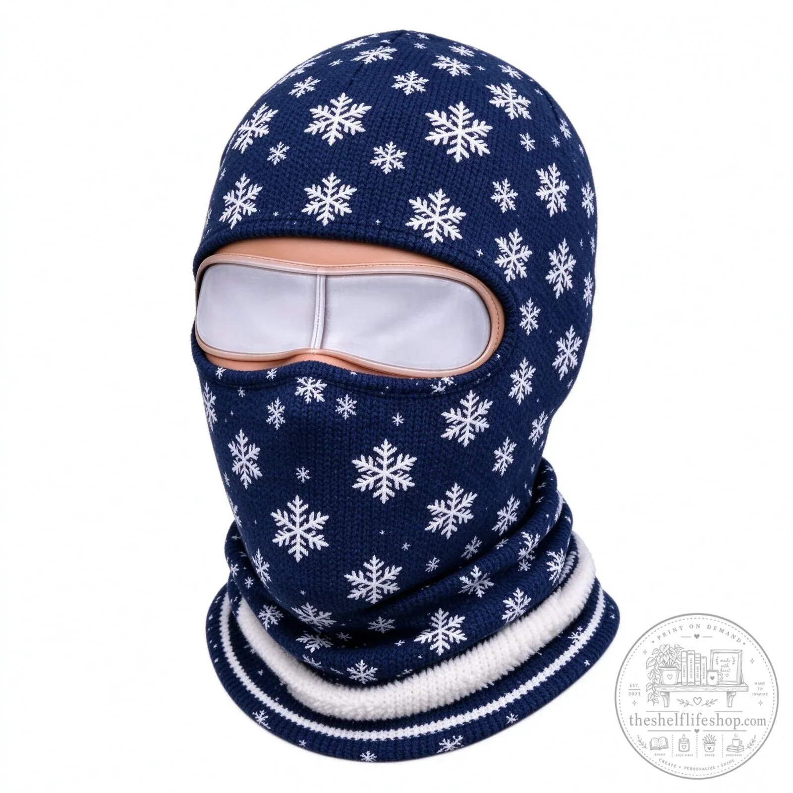 Festive Santa Claus Face Ski Mask Balaclava for Christmas Winter Sports 162 Festive Santa Claus Face Ski Mask Balaclava for Christmas Winter Sports