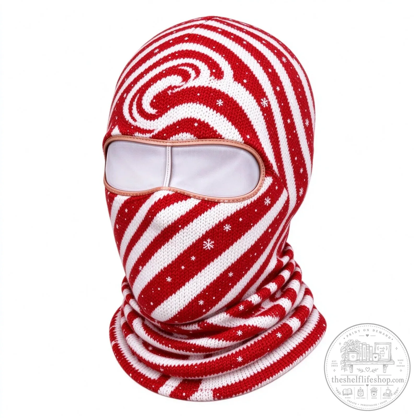 Festive Santa Claus Face Ski Mask Balaclava for Christmas Winter Sports 166 Festive Santa Claus Face Ski Mask Balaclava for Christmas Winter Sports