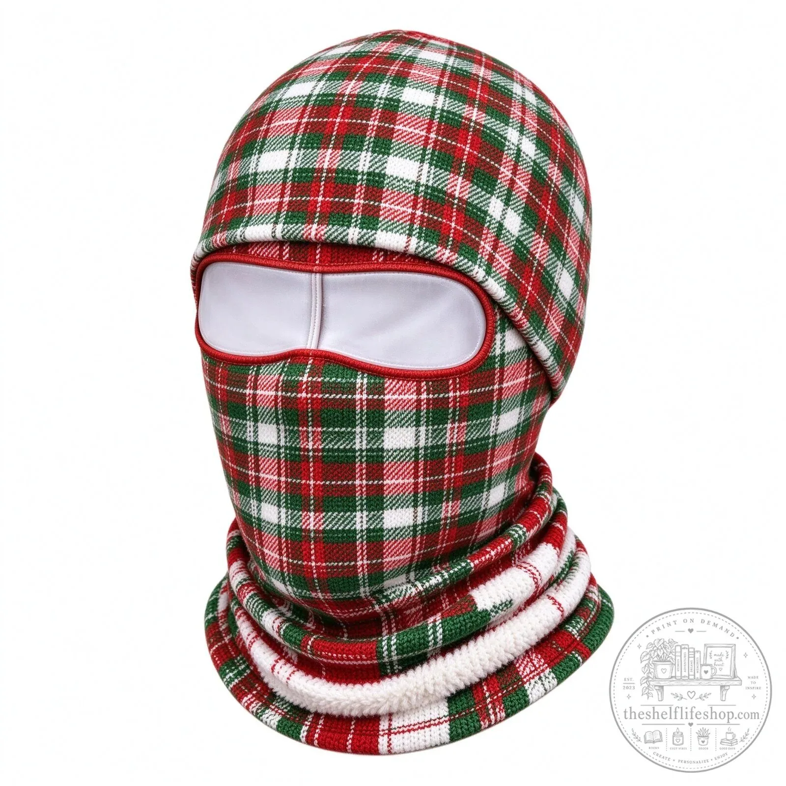 Festive Santa Claus Face Ski Mask Balaclava for Christmas Winter Sports 167 Festive Santa Claus Face Ski Mask Balaclava for Christmas Winter Sports