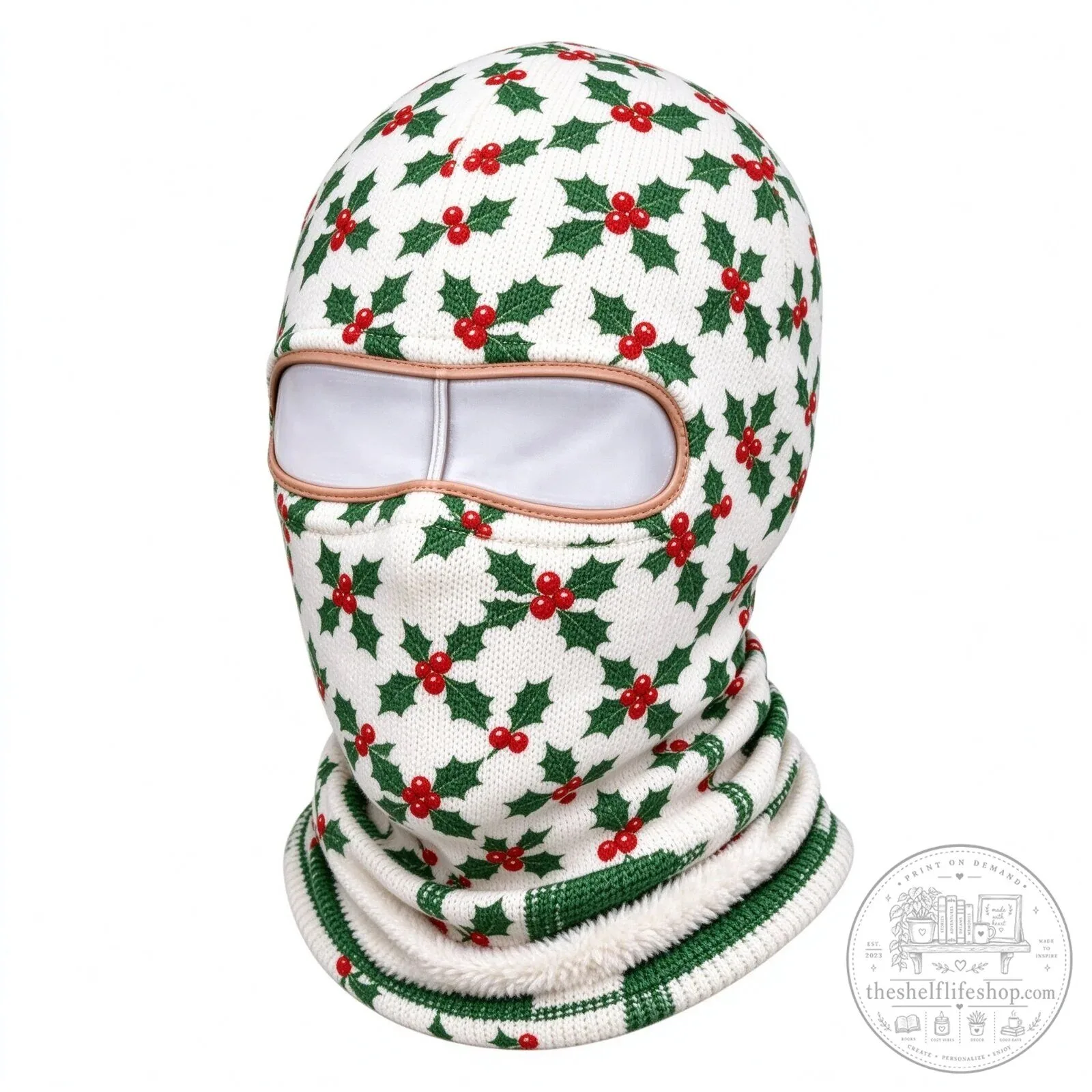 Festive Santa Claus Face Ski Mask Balaclava for Christmas Winter Sports 172 Festive Santa Claus Face Ski Mask Balaclava for Christmas Winter Sports