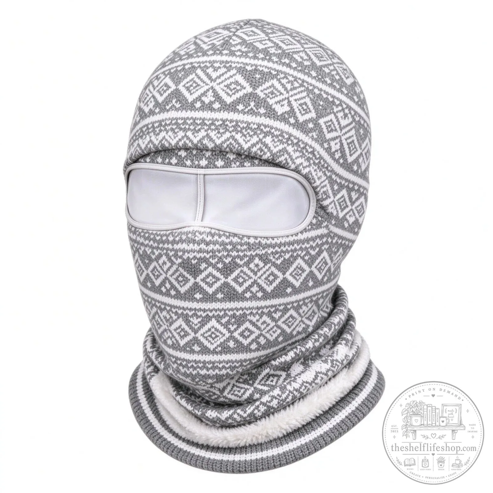 Festive Santa Claus Face Ski Mask Balaclava for Christmas Winter Sports 176 Festive Santa Claus Face Ski Mask Balaclava for Christmas Winter Sports