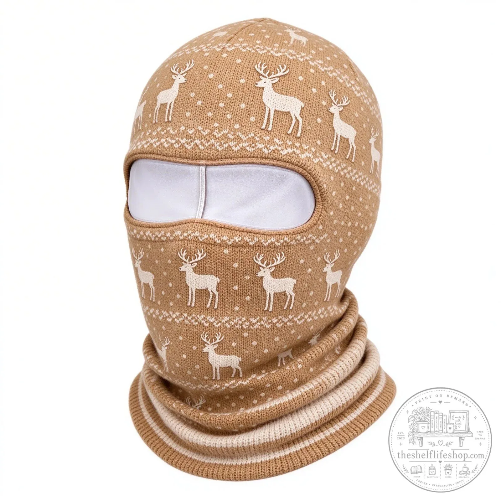 Festive Santa Claus Face Ski Mask Balaclava for Christmas Winter Sports 179 Festive Santa Claus Face Ski Mask Balaclava for Christmas Winter Sports