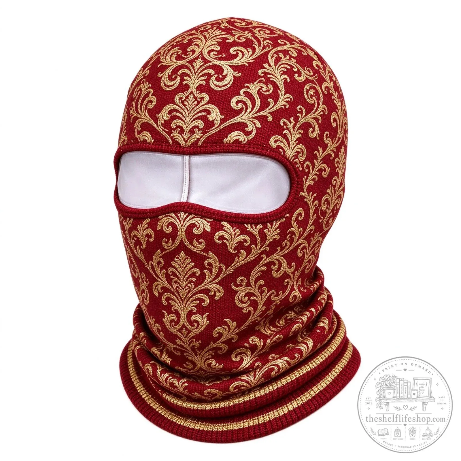 Festive Santa Claus Face Ski Mask Balaclava for Christmas Winter Sports 183 Festive Santa Claus Face Ski Mask Balaclava for Christmas Winter Sports