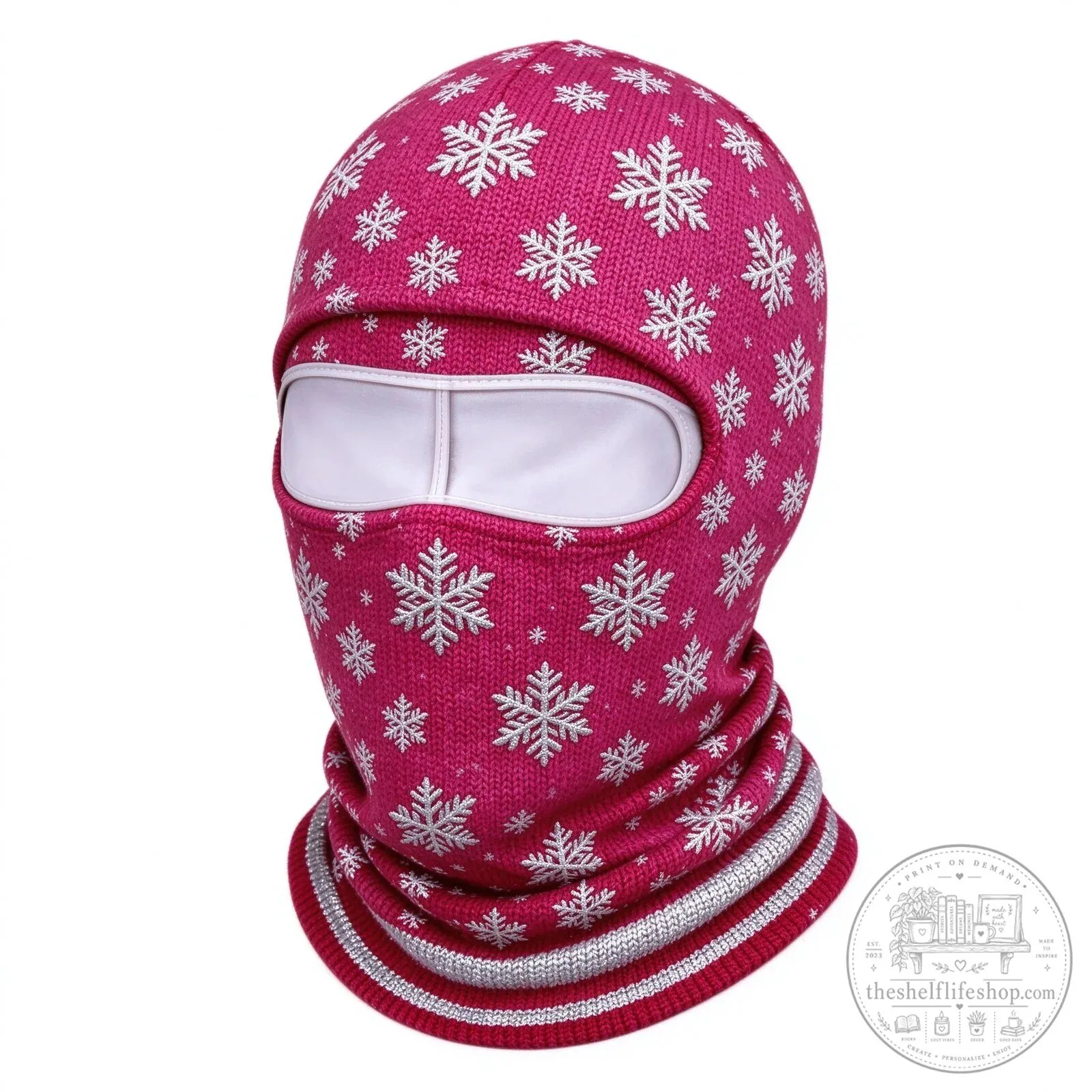 Festive Santa Claus Face Ski Mask Balaclava for Christmas Winter Sports 188 Festive Santa Claus Face Ski Mask Balaclava for Christmas Winter Sports