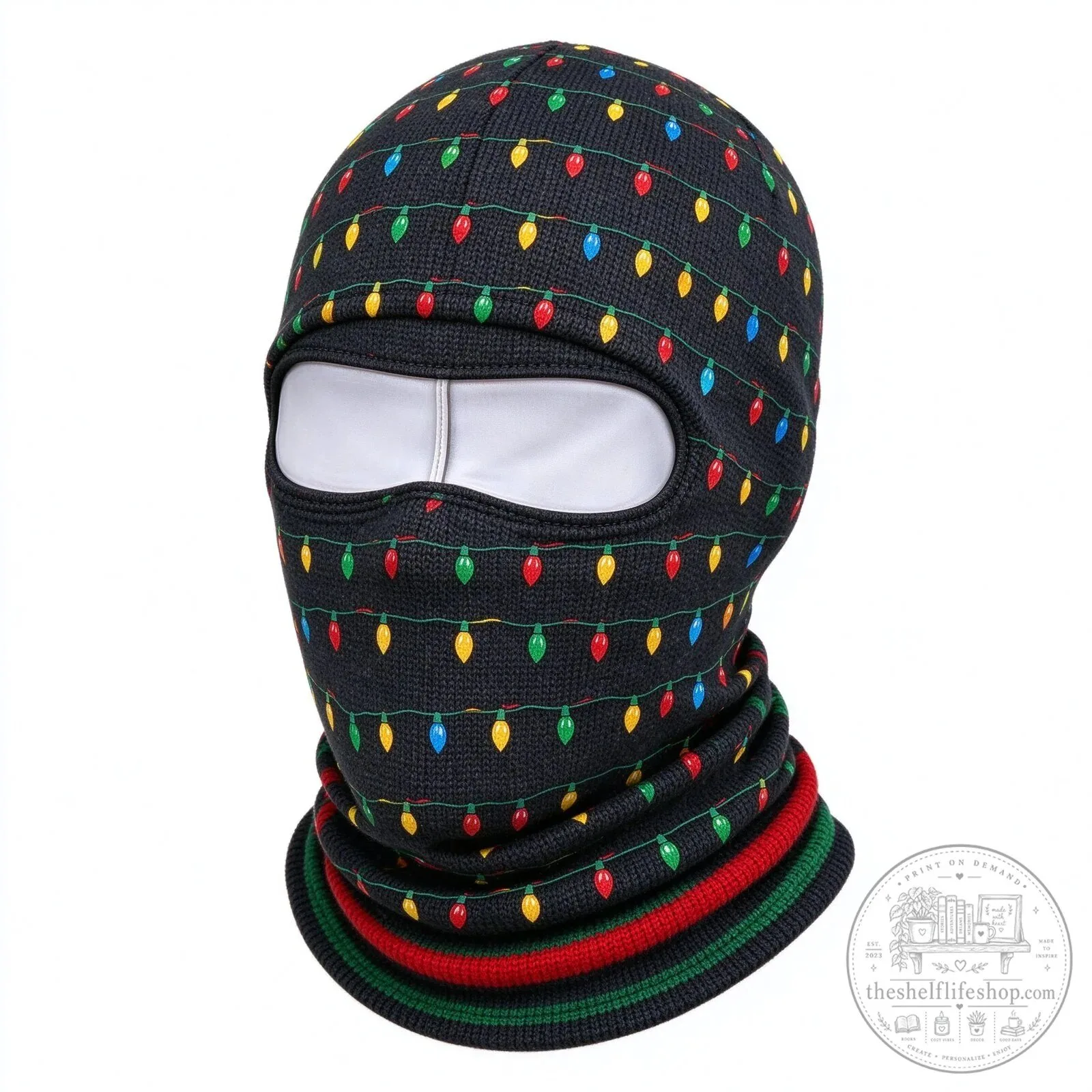 Festive Santa Claus Face Ski Mask Balaclava for Christmas Winter Sports 189 Festive Santa Claus Face Ski Mask Balaclava for Christmas Winter Sports