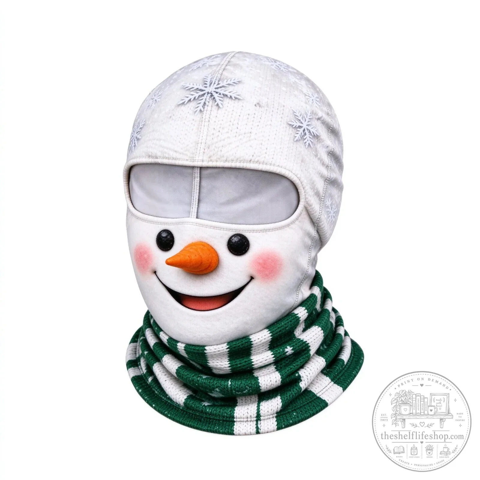 Festive Santa Claus Face Ski Mask Balaclava for Christmas Winter Sports 192 Festive Santa Claus Face Ski Mask Balaclava for Christmas Winter Sports