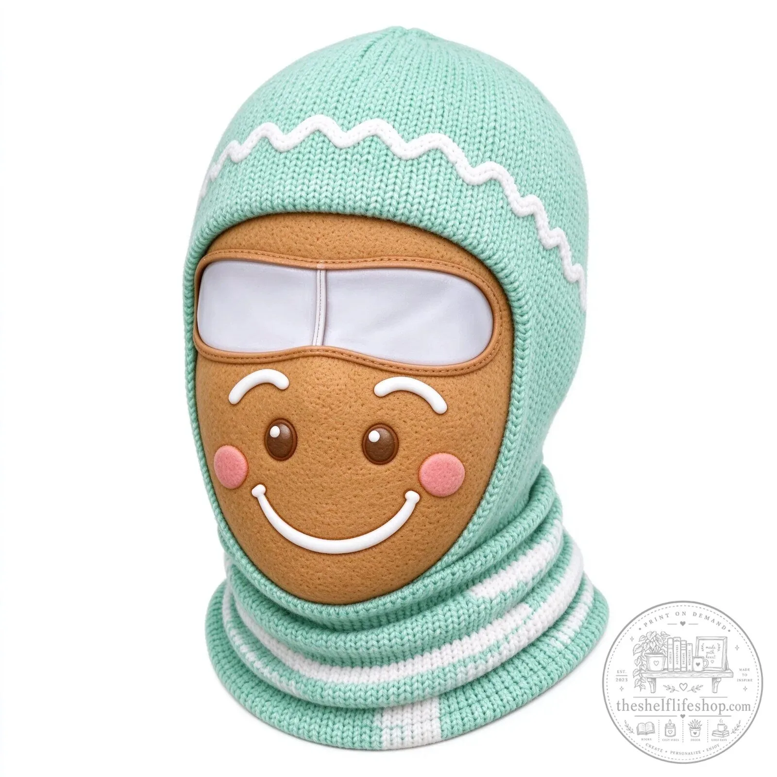 Festive Santa Claus Face Ski Mask Balaclava for Christmas Winter Sports 194 Festive Santa Claus Face Ski Mask Balaclava for Christmas Winter Sports