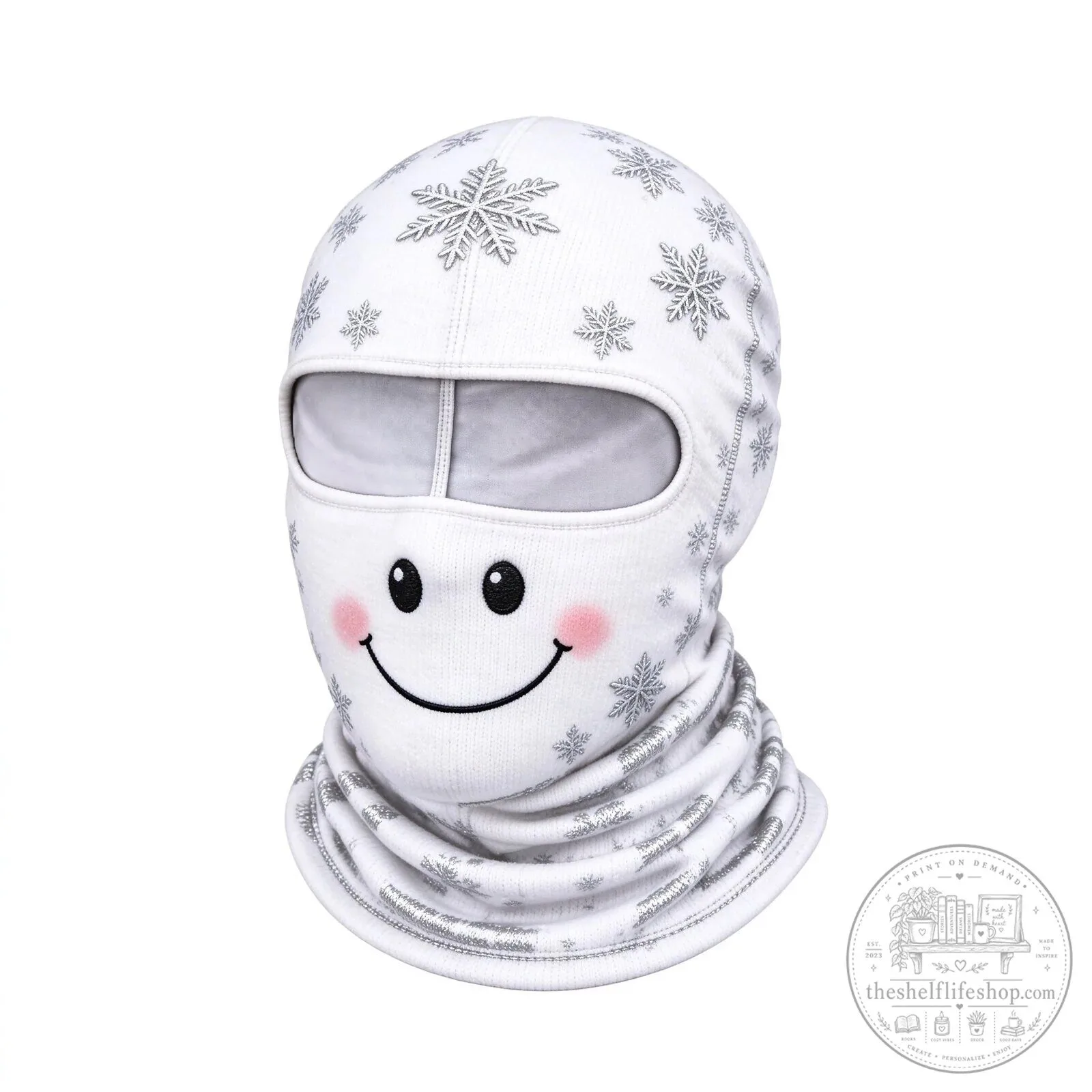 Festive Santa Claus Face Ski Mask Balaclava for Christmas Winter Sports 195 Festive Santa Claus Face Ski Mask Balaclava for Christmas Winter Sports